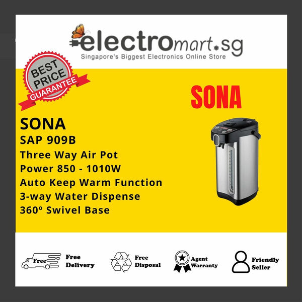 SONA SAP 909 8.0L Three Way Air Pot