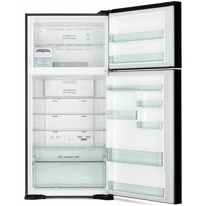 Hitachi R-VG690P7MS-GBK 550L TOP FREEZER FRIDGE