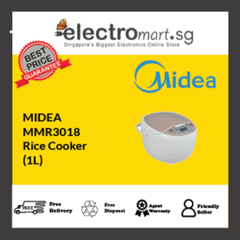 MIDEA 1.0L SMART MULTI RICE COOKER MMR3018