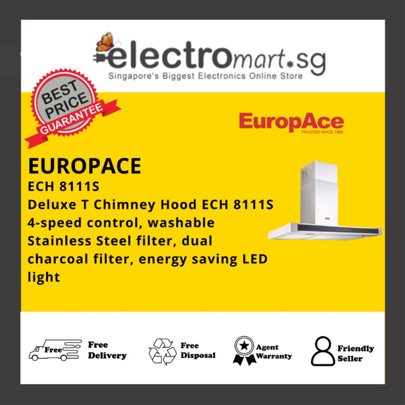 EUROPACE ECH 8111S Chimney Hood
