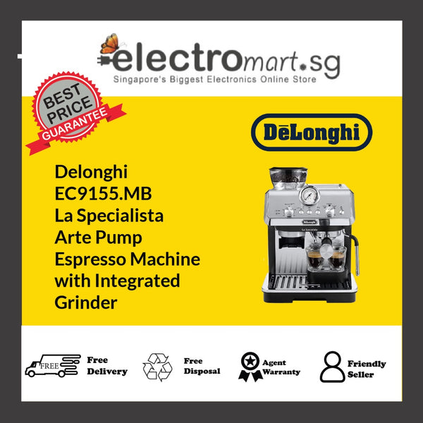 Delonghi EC9155.MB La Specialista  Arte Pump  Espresso Machine  with Integrated  Grinder