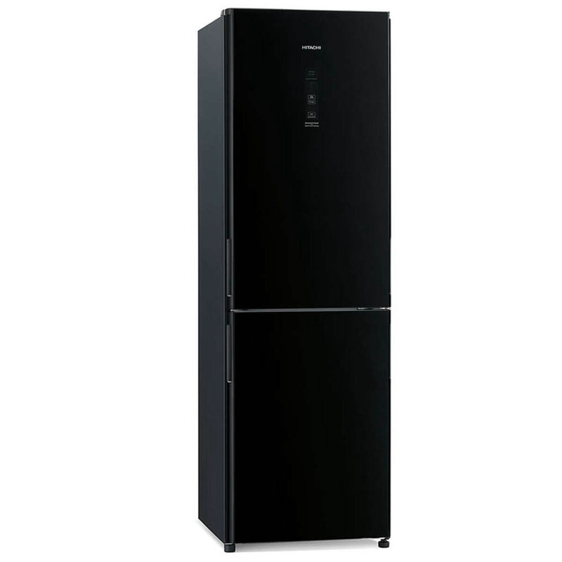 HITACHI R-BG415P6MSX-GBK Bottom Freezer 2 Door Glass Black (330L)