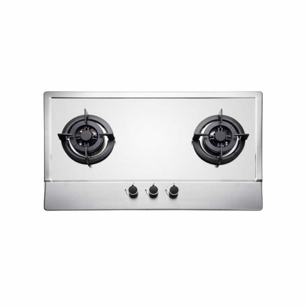 EuropAce Otimmo Package ECH 8111S + EBH 3291U 90cm 2 Burner Gas Hob + Deluxe T Chimney Hood