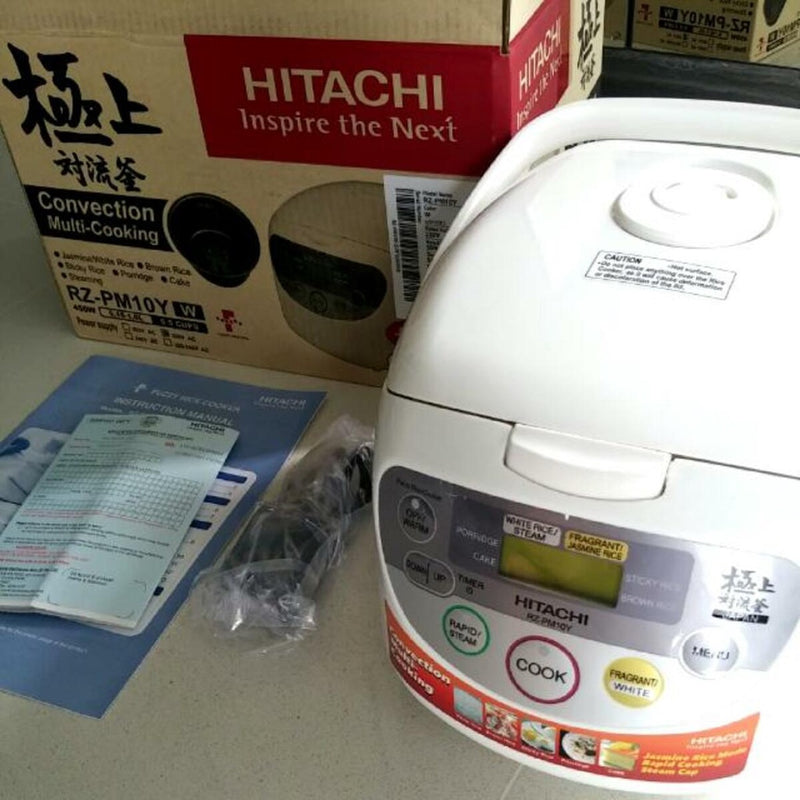 Hitachi RZ-PM10Y Digital Microcomputer Rice Cooker - 1.0 Liter