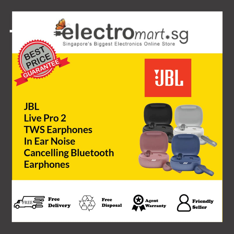 JBL Live Pro 2 TWS Earphones In Ear Noise  Cancelling Bluetooth  Earphones