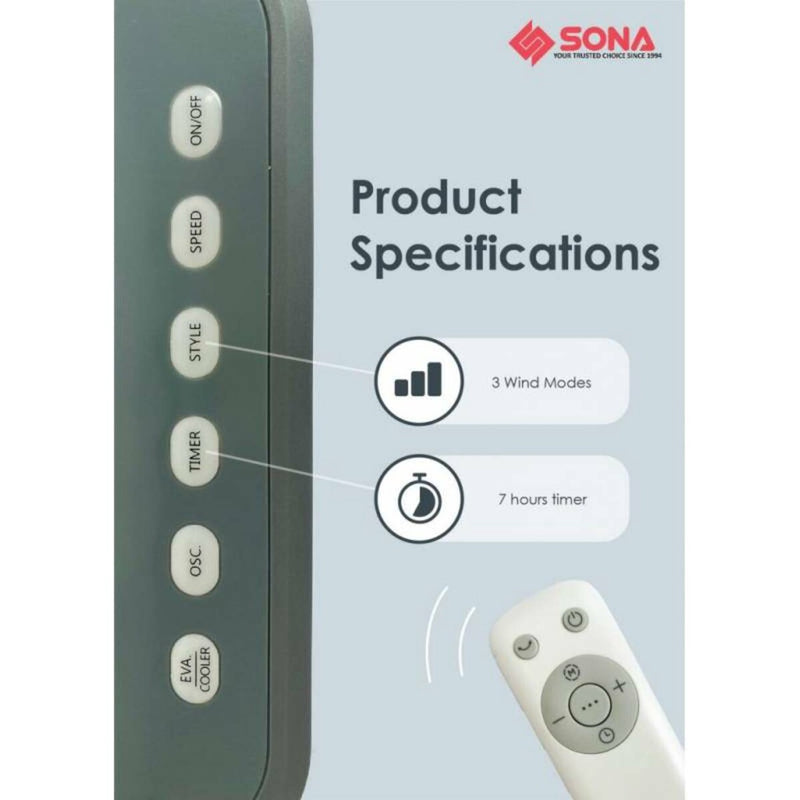 SONA SAC 6305 EVAPORATIVE  REMOTE AIR  COOLER