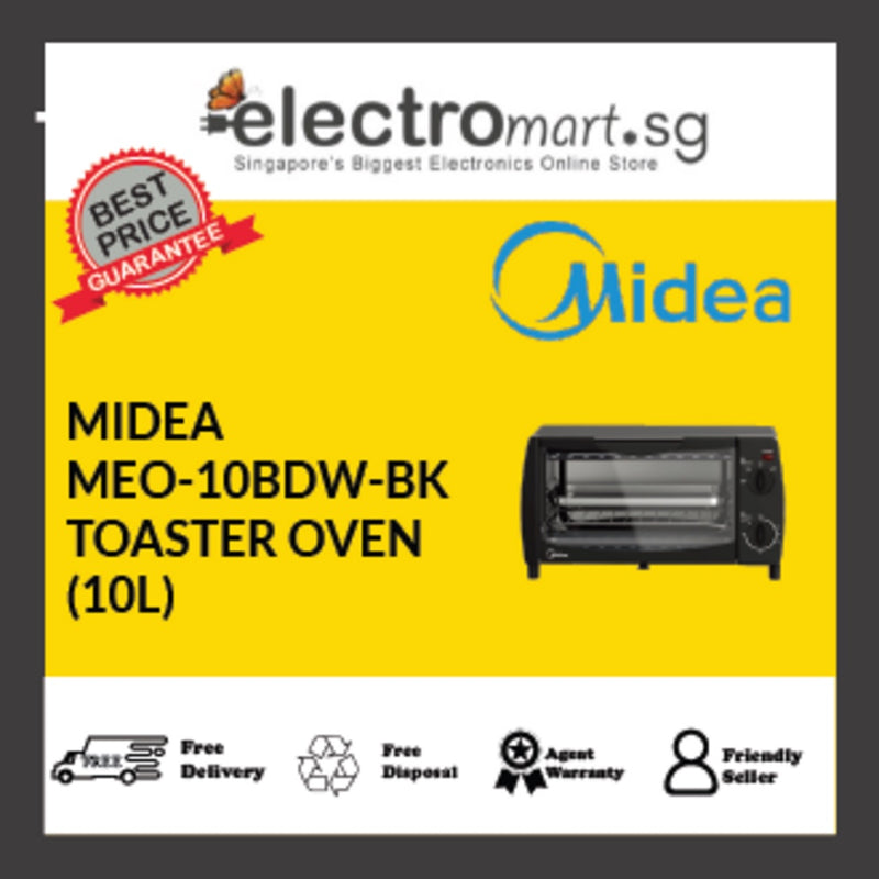 MIDEA MEO-10BDW-BK TOASTER OVEN (10L)