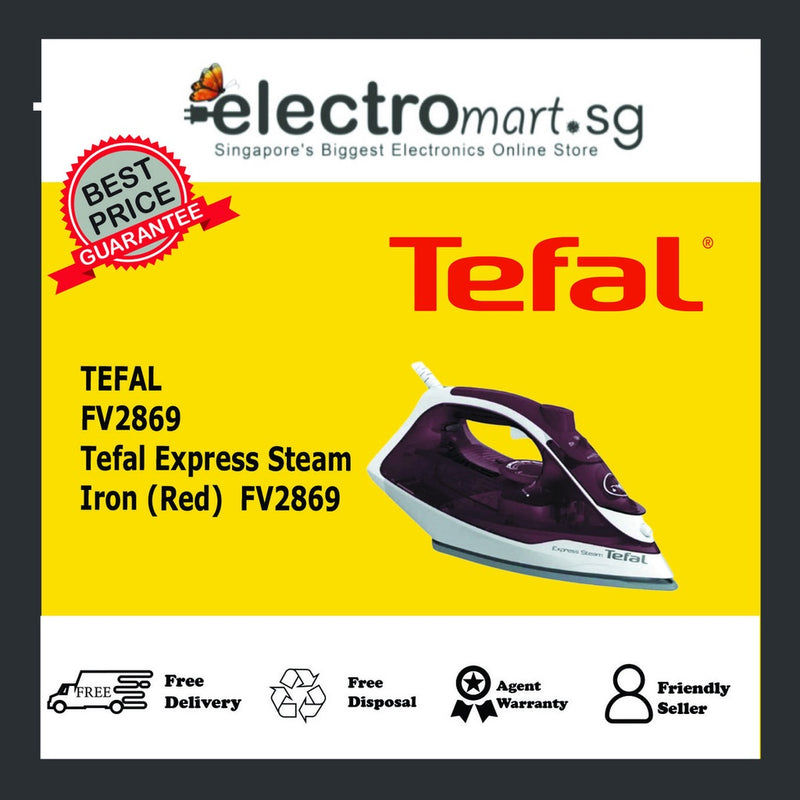 Tefal FV2869 Express Steam Iron (Red)