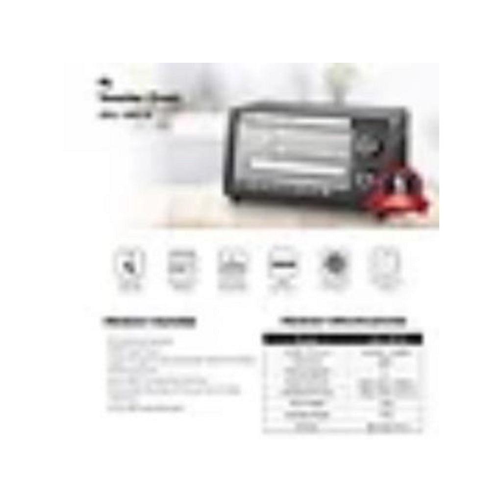 EuropAce ETO 1091S Toaster Oven ( 9L)