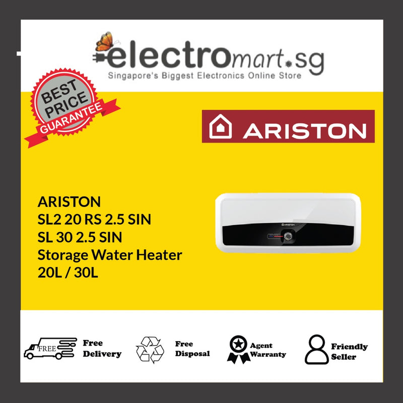 ARISTON SL2 20 RS 2.5 SIN / SL 30 2.5 SIN Storage Water Heater 20L / 30L