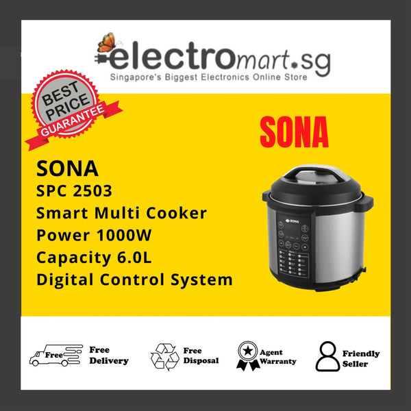 SONA SPC 2503 6.0L Smart Multi Cooker