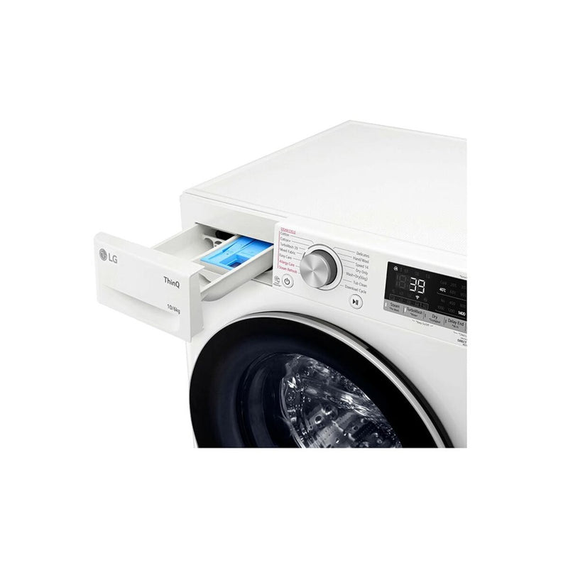 LG FV1410H3W AI Direct Drive  Front Load Washer  Dryer 10/6kg