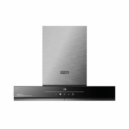 EuropAce Otimmo ECH 9168Y + EIH 5220V 90cm Premium T-Shaped Chimney Hood + Built-in Hod Vitroceramic