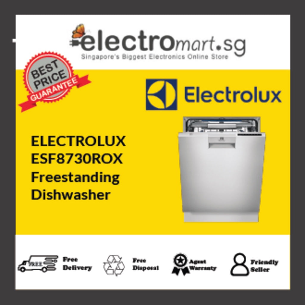 ESF8730ROX Electrolux UltimateCare 900 freestanding dishwasher 60cm