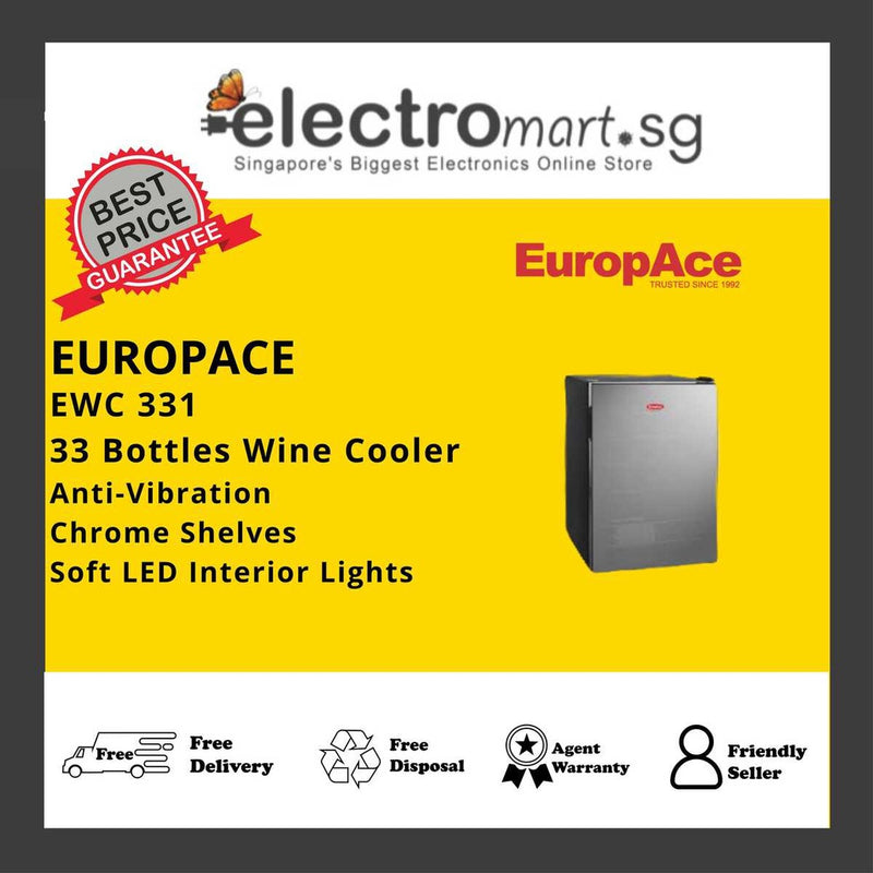 EuropAce EWC 331 33 Bottles Wine Chiller