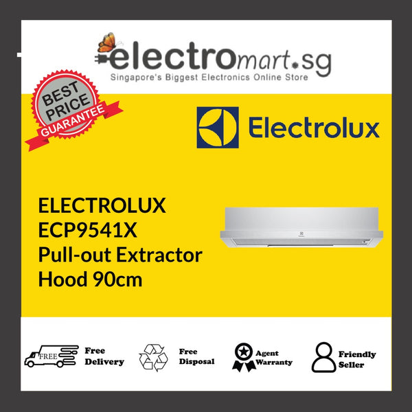 ELECTROLUX ECP9541X Pull-out Extractor  Hood 90cm