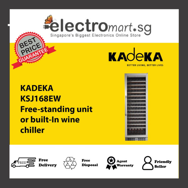 KADEKA KSJ168EW Free-standing unit  or built-In wine  chiller