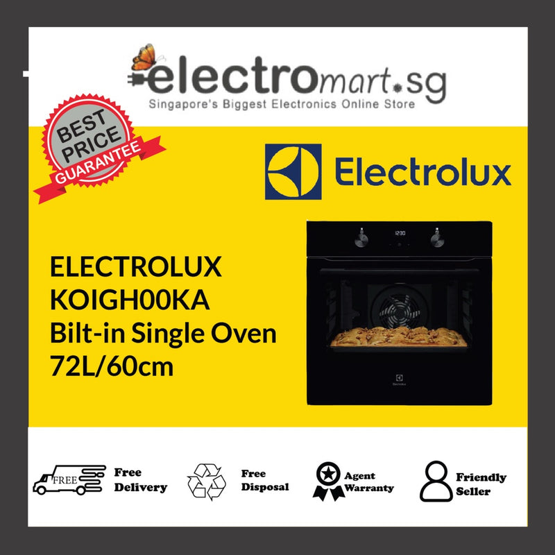 ELECTROLUX KOIGH00KA Bilt-in Single Oven  72L/60cm