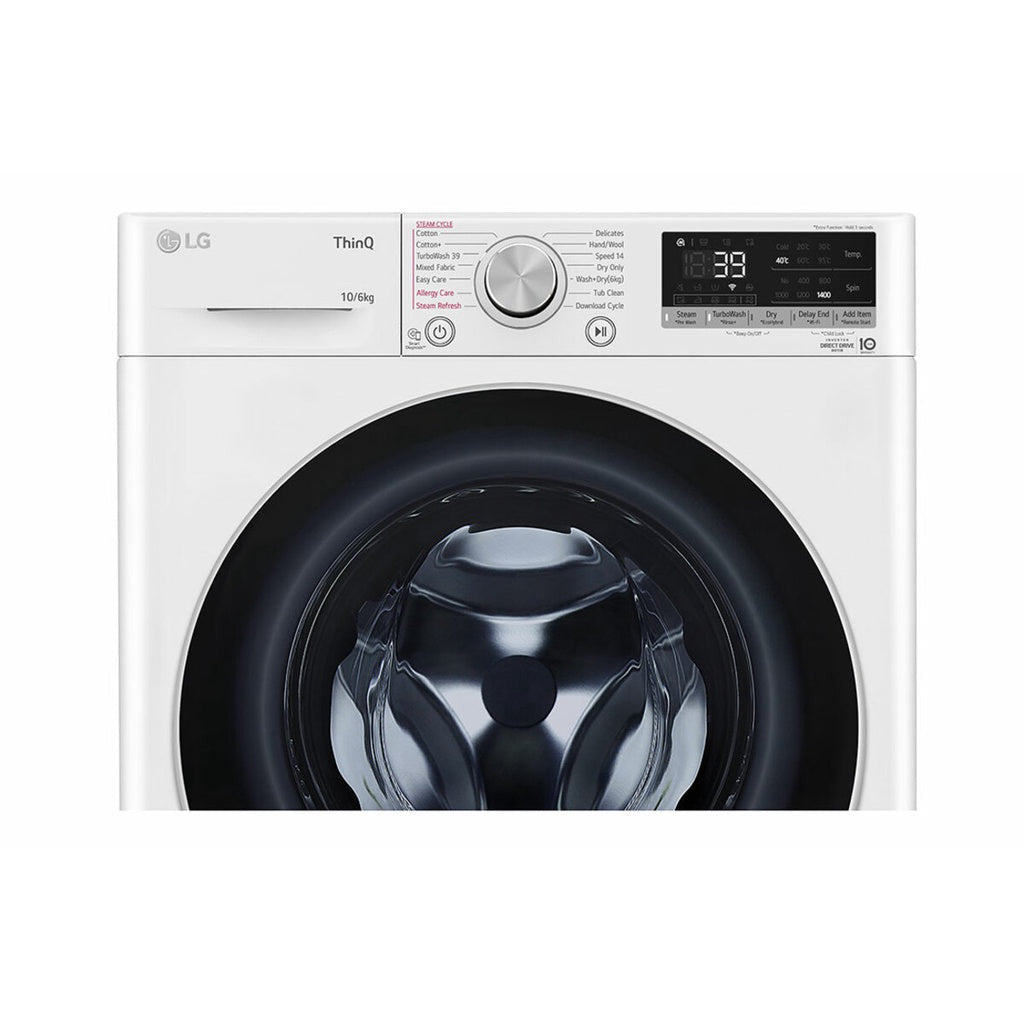 LG FV1410H3W Front-Load Washer Dryer 10/6kg
