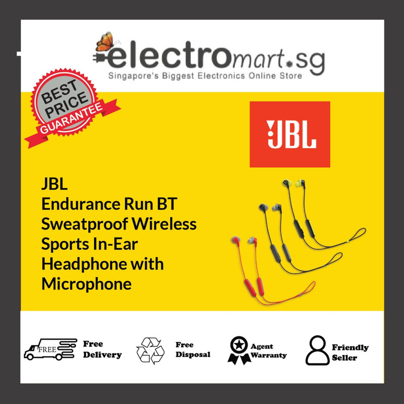 JBL Endurance Run BT Sweatproof Wireless  Sports In-Ear  Headphone with  Microphone