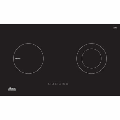 EuropAce Otimmo Package ECH 3121S + EIV 5221V Built-in Hod Vitroceramic & Induction Hub + Deluxe Curve Slim Hood 90cm