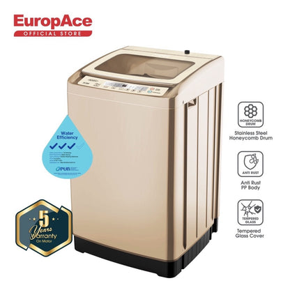 EuropAce ETW 7800T 8KG Top Load Washing Machine