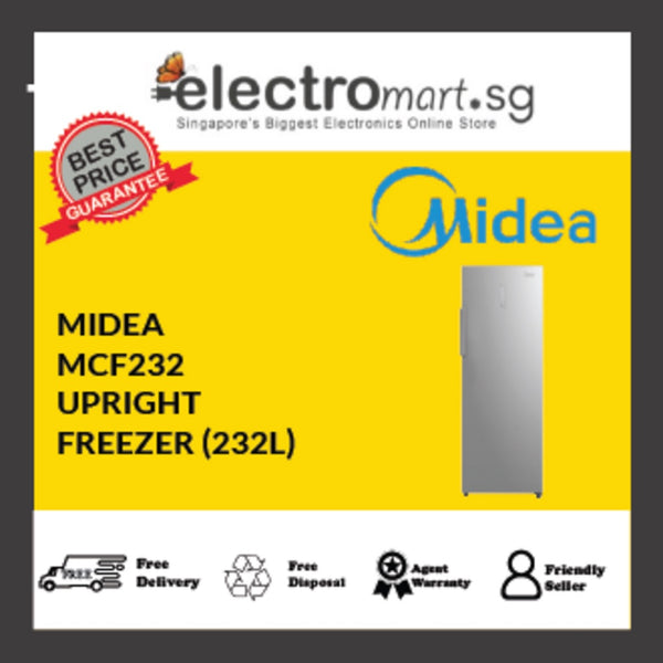 MIDEA MCF232 UPRIGHT FREEZER (232L)