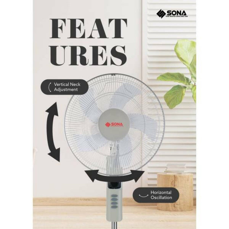 SONA SFS 1602T STAND FAN 16"