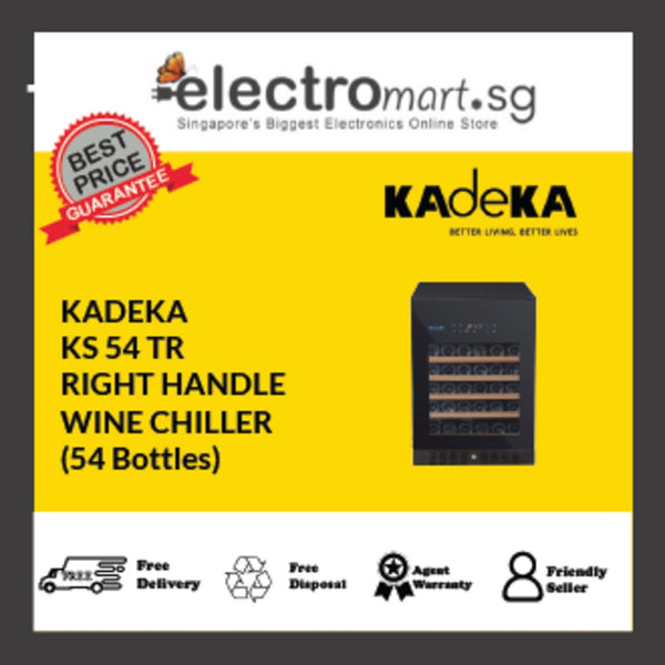 Kadeka Wine Chiller KS 54 TR - Right Handle 54 Bottles