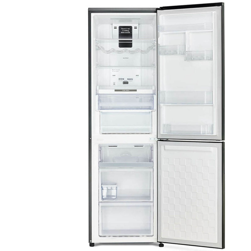 HITACHI R-BG415P6MSX-GBK Bottom Freezer 2 Door Glass Black (330L)