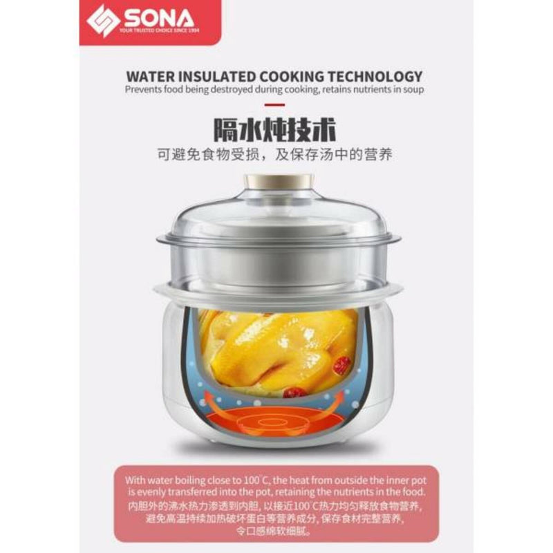 SONA SDB 1015 DIGITAL DOUBLE  BOILER