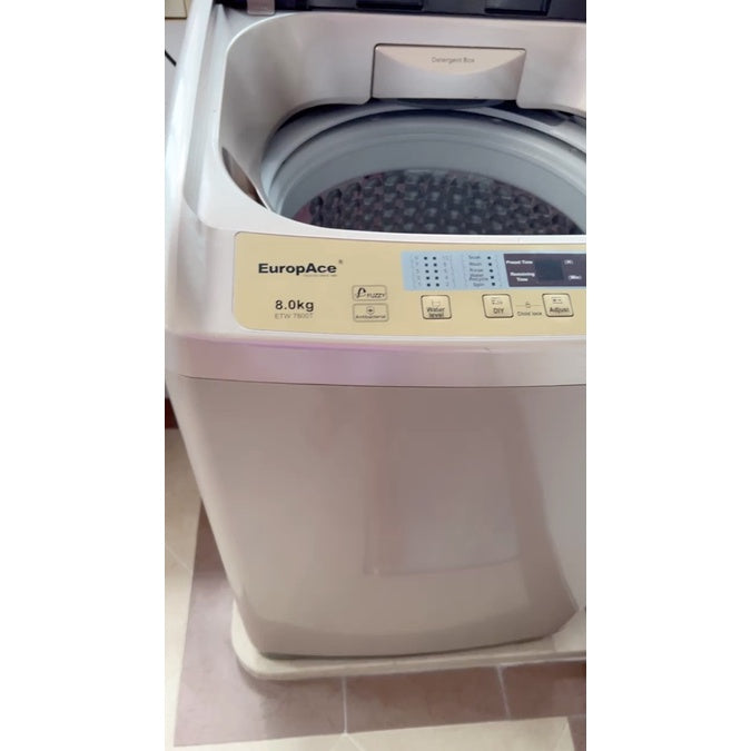 EuropAce ETW 7800T 8KG Top Load Washing Machine