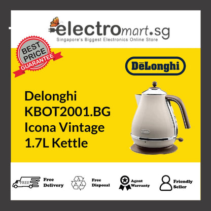 Delonghi KBOT2001.BG Icona Vintage  1.7L Kettle