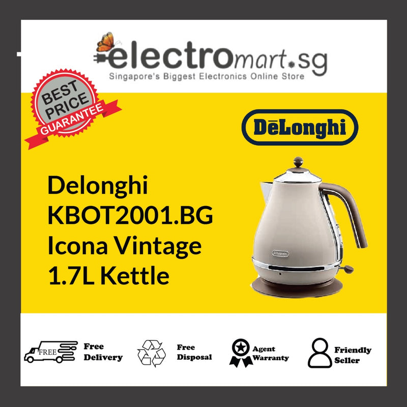 Delonghi KBOT2001.BG Icona Vintage  1.7L Kettle