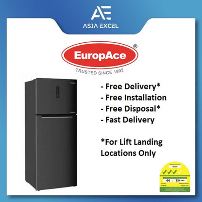 Europace ER 5461W 500L 2-Door Frost Free Top Freezer Fridge