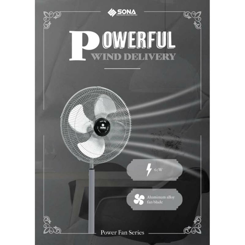 SONA SSO 6065 POWER STAND  FAN 16”