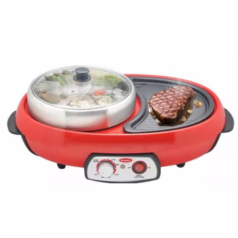 EUROPACE ESB 88P 3.0L Electric Steamboat with BBQ Grill (Black)