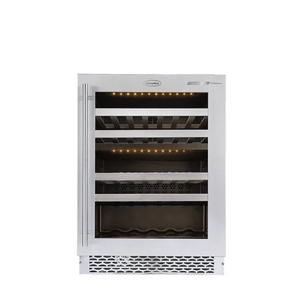 EuropAce EWC 8041S 39 Bottles Wine Chiller with Twin Cooling