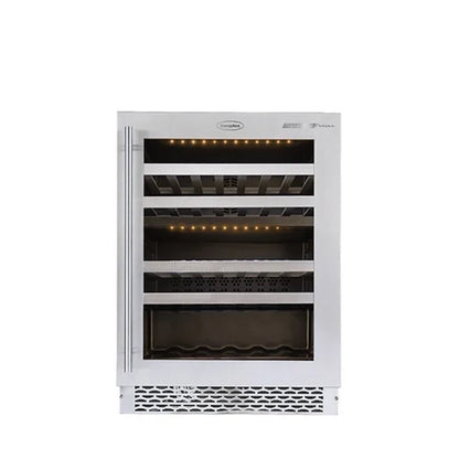 EuropAce EWC 8041S 39 Bottles Wine Chiller with Twin Cooling