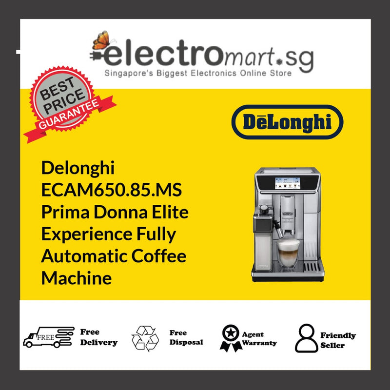 Delonghi ECAM650.85.MS Prima Donna Elite  Experience Fully  Automatic Coffee  Machine