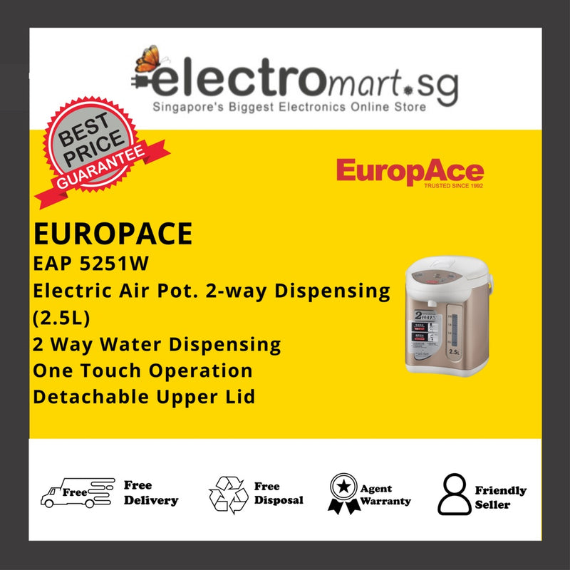 EUROPACE EAP 5251W 2.5L Electric Air Pot