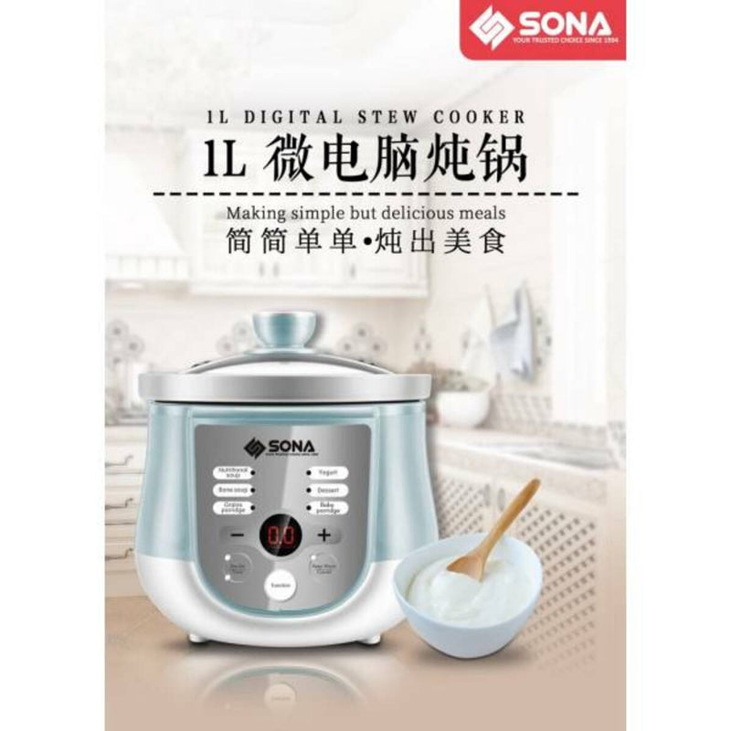 SONA SSC 1061 1.0L DIGITAL STEW COOKER