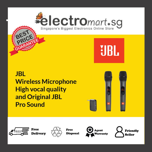 JBL Wireless Microphone / PBM100 High vocal quality  and Original JBL  Pro Sound