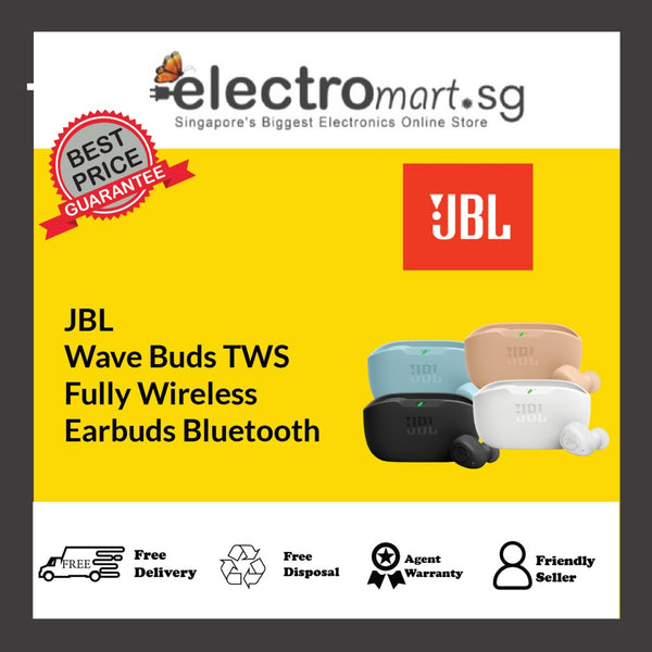 JBL Wave Buds TWS Fully Wireless  Earbuds Bluetooth