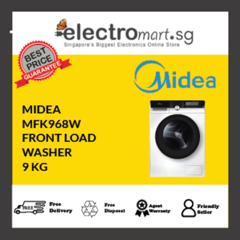 MIDEA MFK968W FRONT LOAD WASHER (9KG)