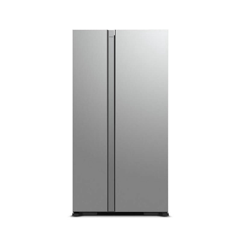 HITACHI R-S700PMSO-GS Side by Side Fridge Glass Silver (595L)