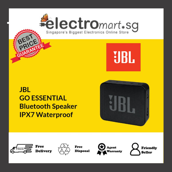 JBL GO ESSENTIAL Bluetooth Speaker IPX7 Waterproof
