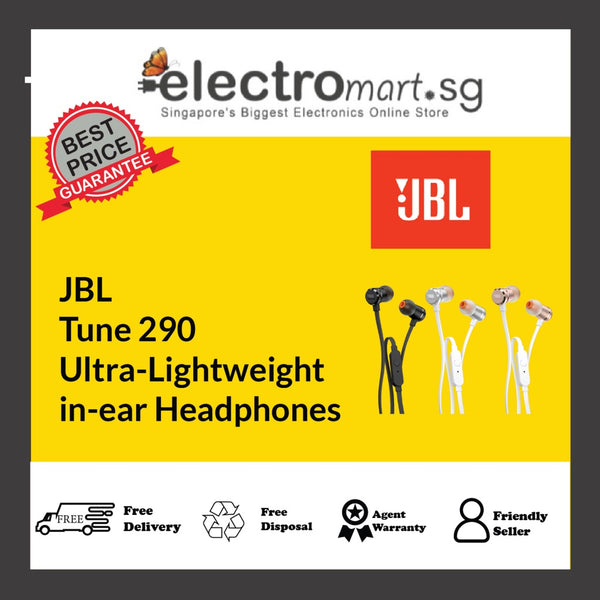 JBL Tune 290 Ultra-Lightweight  in-ear Headphones