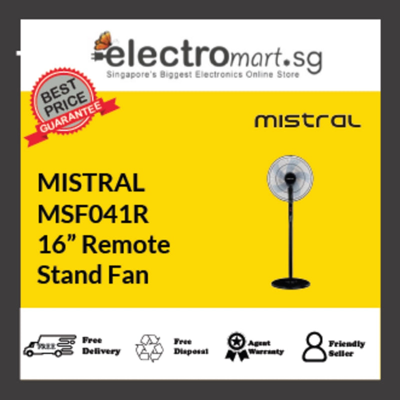 MISTRAL MSF041R 16” Remote Stand Fan