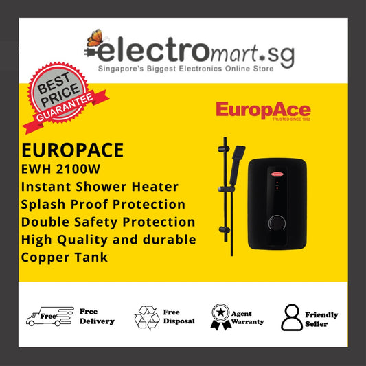 EuropAce EWH 2100W Instant Shower Heater